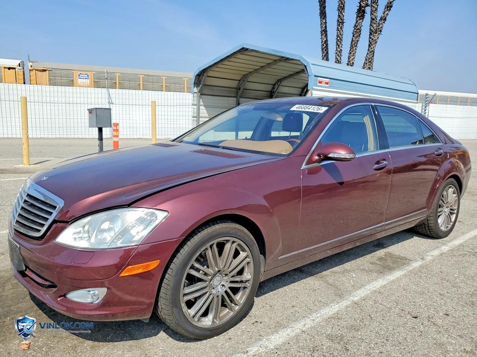 2008 MERCEDES-BENZ S 550 – Lot 46884126 auction photo