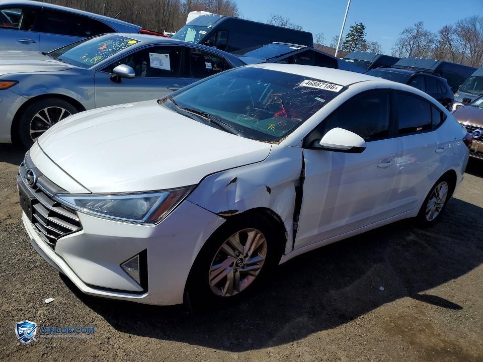 2019 HYUNDAI ELANTRA SEL – Lot 46887186 auction photo