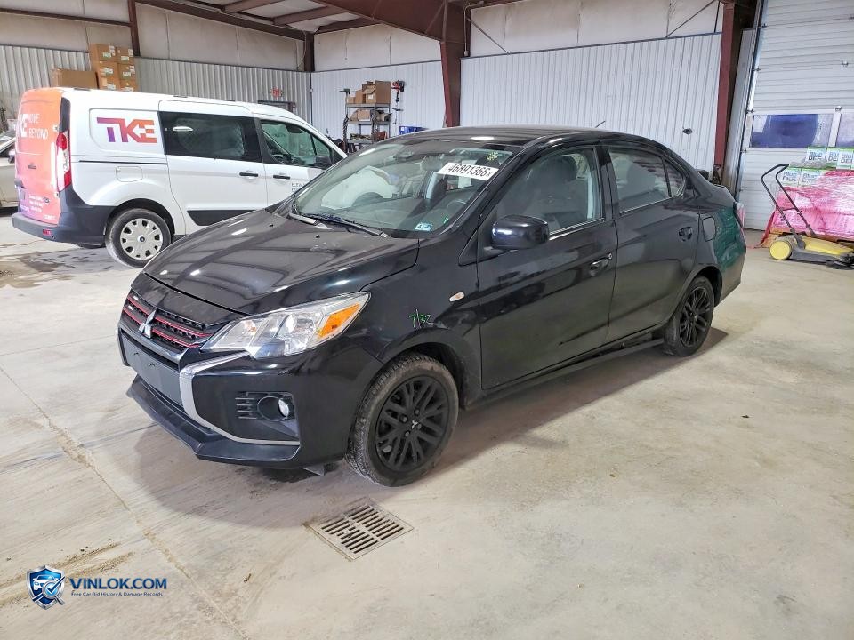 2022 MITSUBISHI MIRAGE G4 ES – Lot 46891366 auction photo