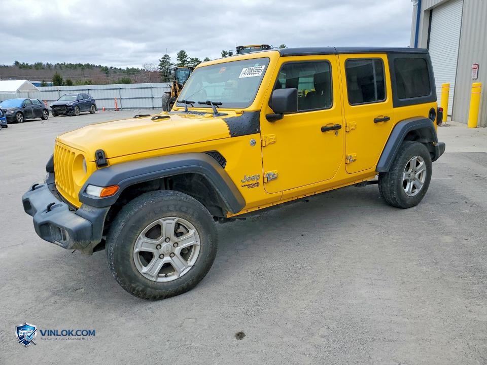 2018 JEEP WRANGLER UNLIMITED SPORT – Lot 47085996 auction photo