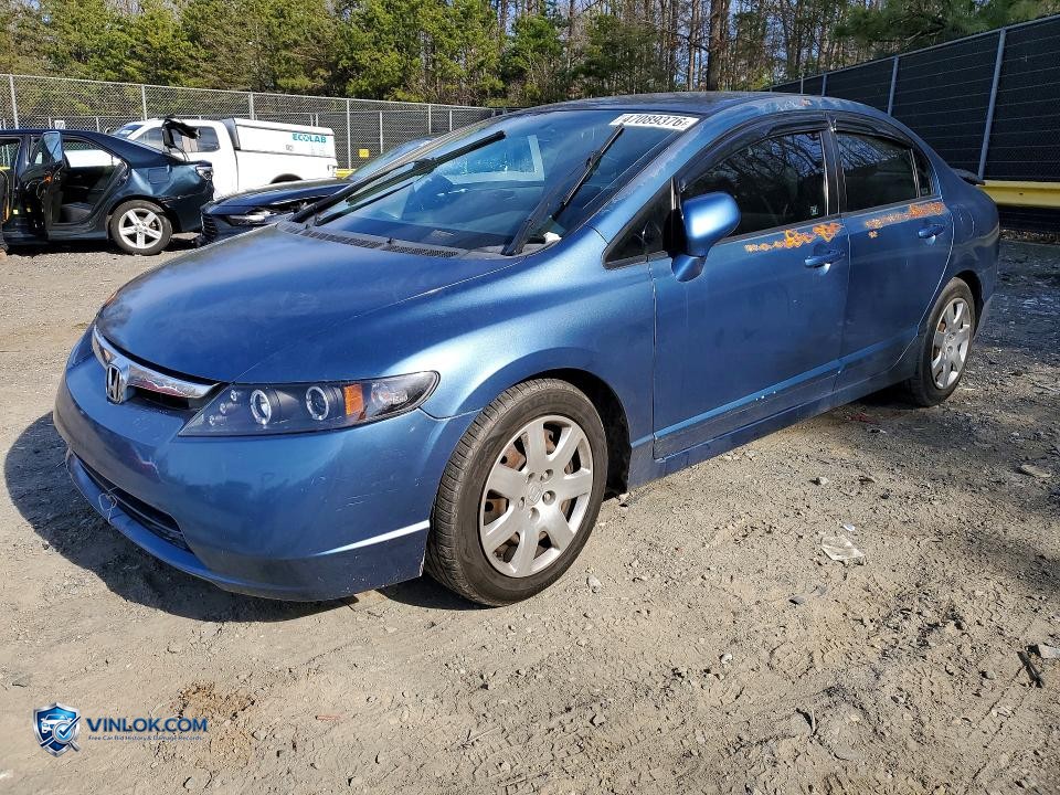 2008 HONDA CIVIC LX – Lot 47089376 auction photo