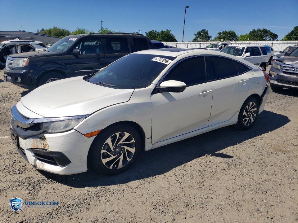 2017 HONDA CIVIC EX – Lot 47133286 auction photo