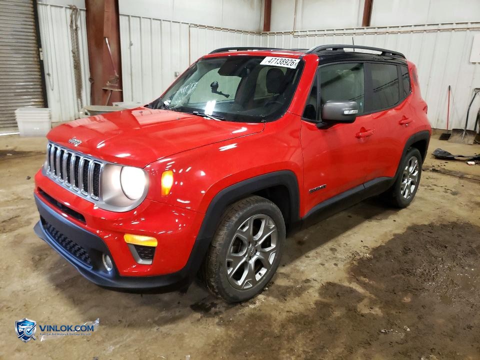 2020 JEEP RENEGADE LIMITED – Lot 47138926 auction photo
