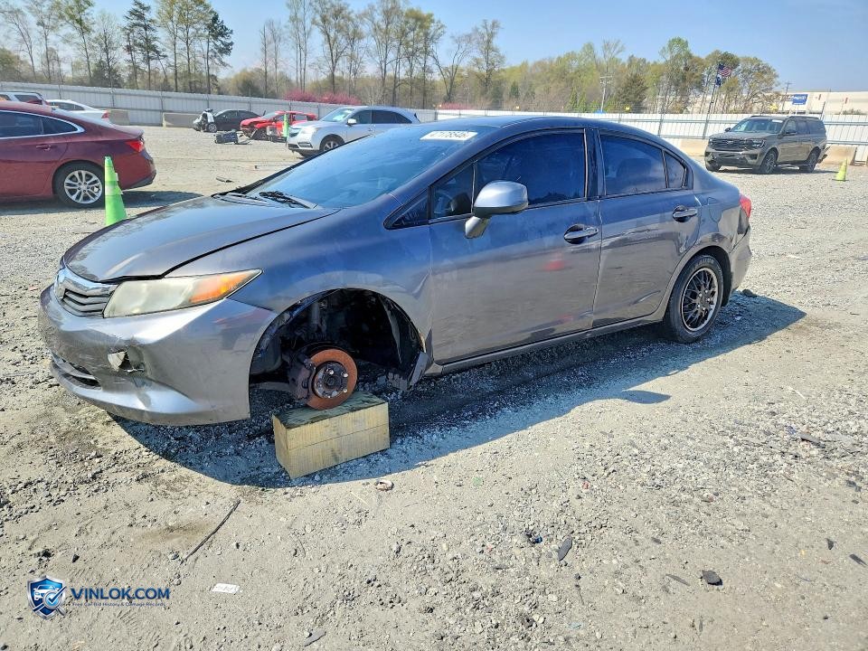 2012 HONDA CIVIC LX – Lot 47178546 auction photo