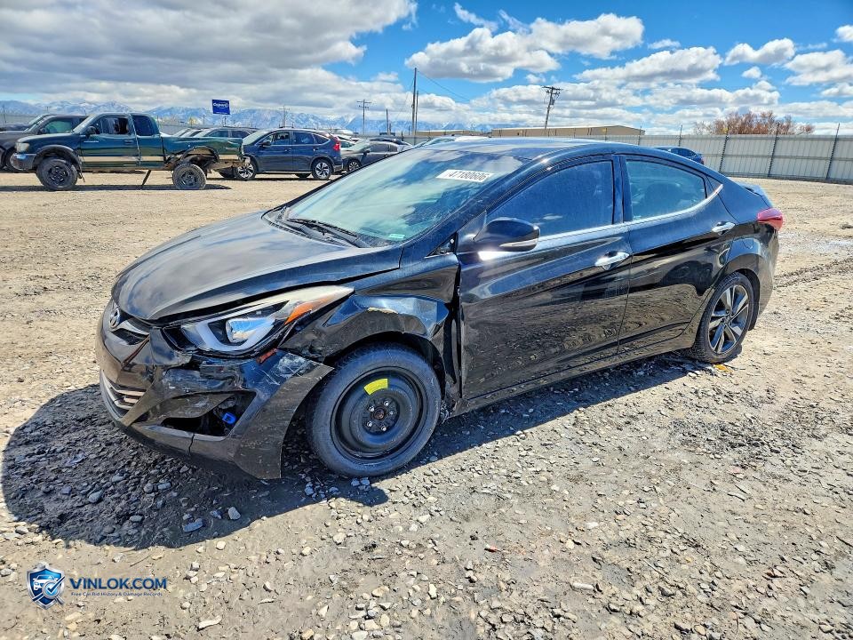 2015 HYUNDAI ELANTRA – Lot 47180606 auction photo