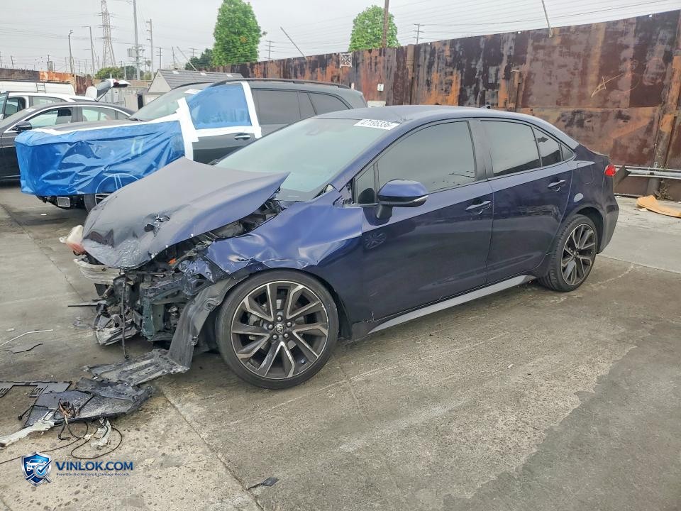 2020 TOYOTA COROLLA SE – Lot 47195336 auction photo