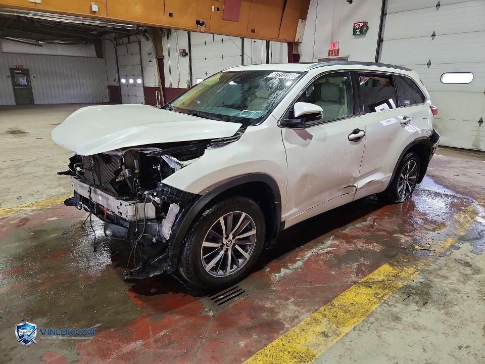 2019 TOYOTA HIGHLANDER XLE – Lot 47215166 auction photo