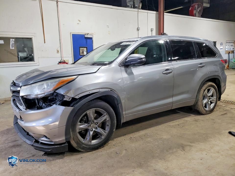 2015 TOYOTA HIGHLANDER LIMITED PLATINUM – Lot 47227046 auction photo