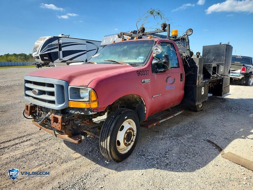 2001 FORD F550 SUPER DUTY UTILITY / SERVICE TRUCK – Lot 47247746 auction photo