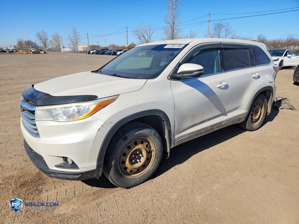 2015 TOYOTA HIGHLANDER LE – Lot 47264106 auction photo