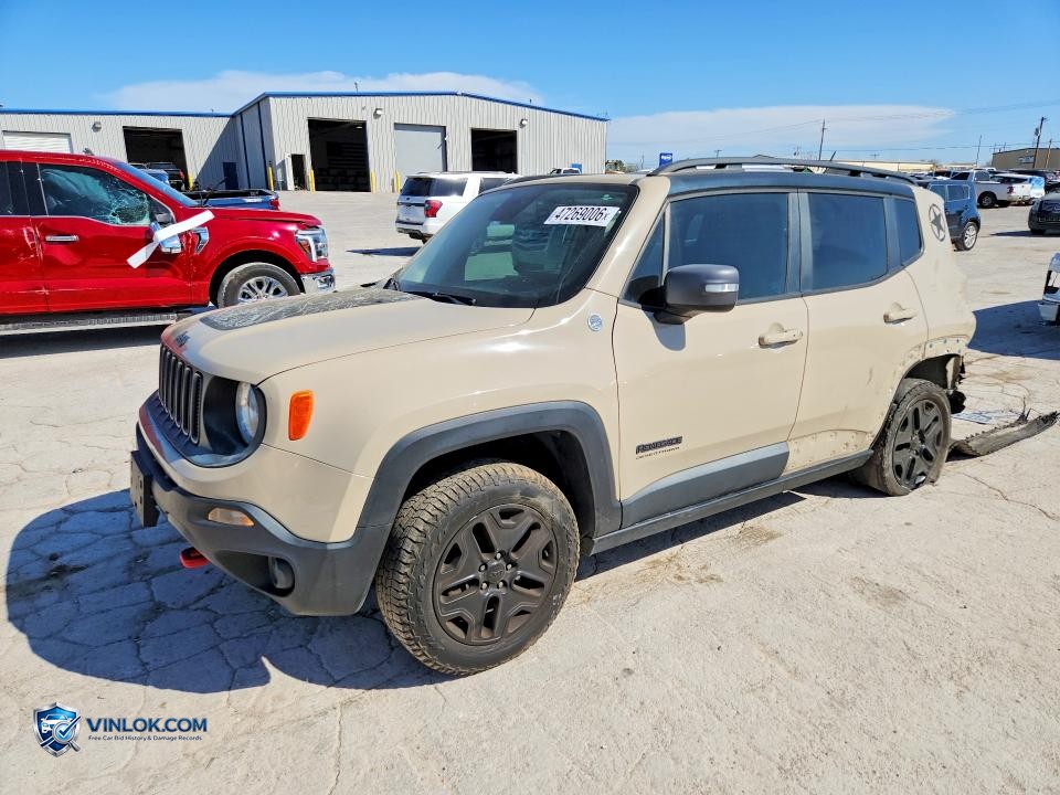 2017 JEEP RENEGADE TRAILHAWK – Lot 47269006 auction photo