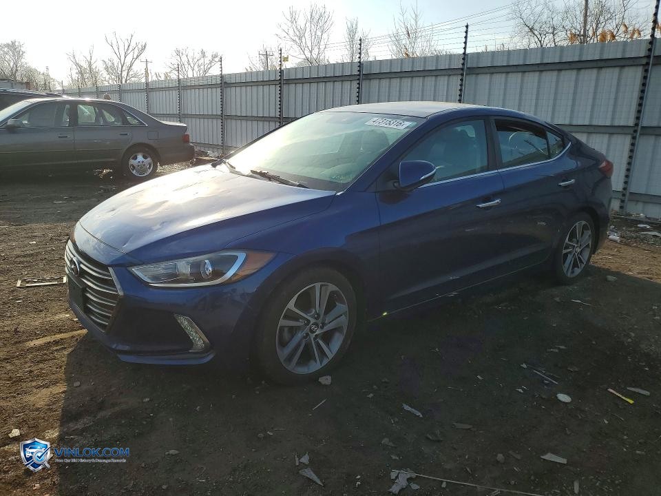 2017 HYUNDAI ELANTRA LIMITED – Lot 47315316 auction photo