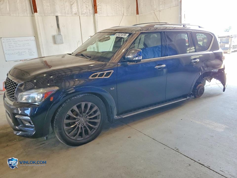 2016 INFINITI QX80 LIMITED – Lot 47421076 auction photo