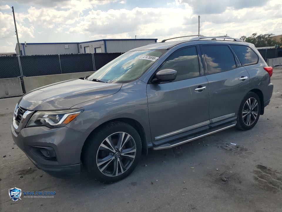 2018 NISSAN PATHFINDER PLATINUM 4WD – Lot 47478696 auction photo
