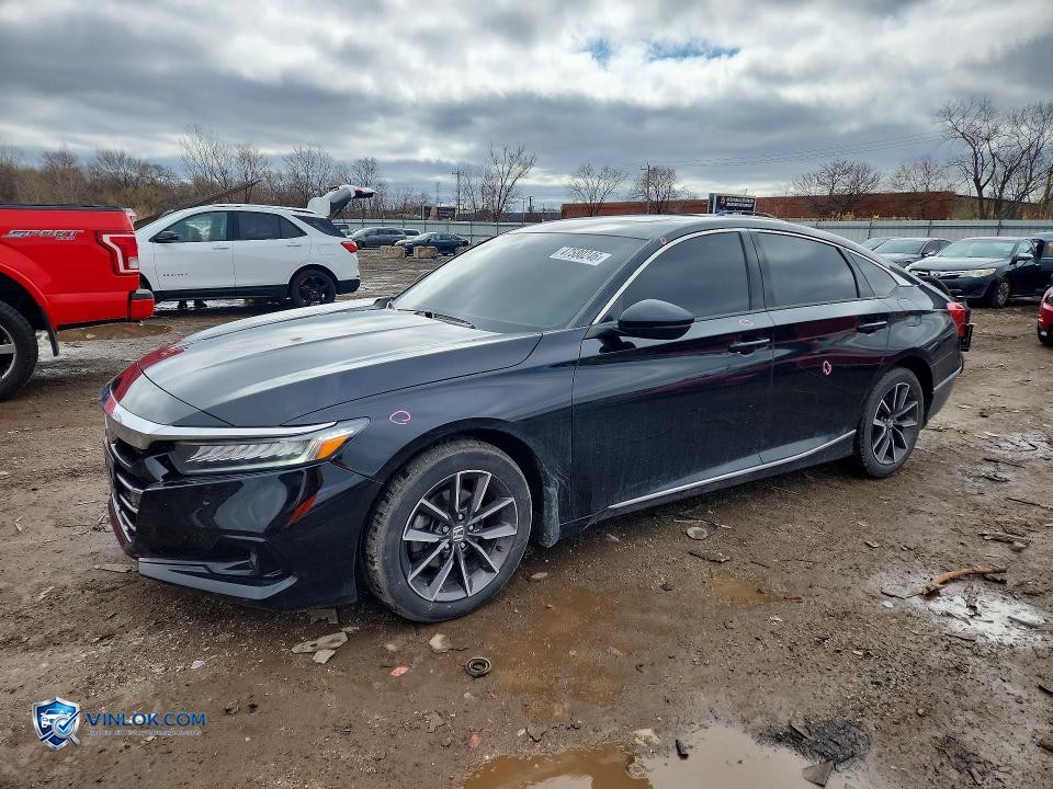 2021 HONDA ACCORD EXL – Lot 47580246 auction photo