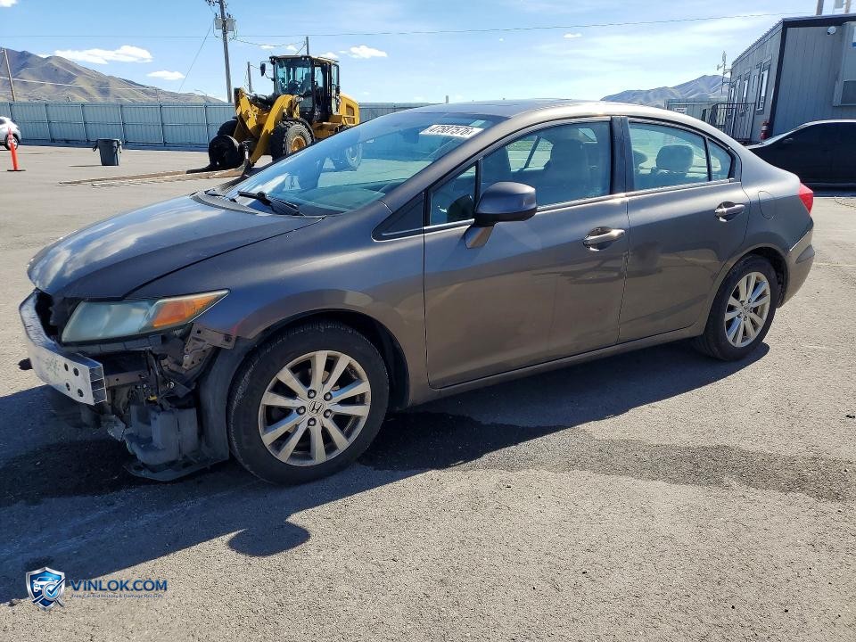 2012 HONDA CIVIC EXL – Lot 47587576 auction photo