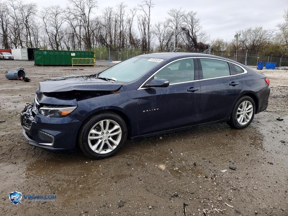 2017 CHEVROLET MALIBU LT – Lot 47613416 auction photo