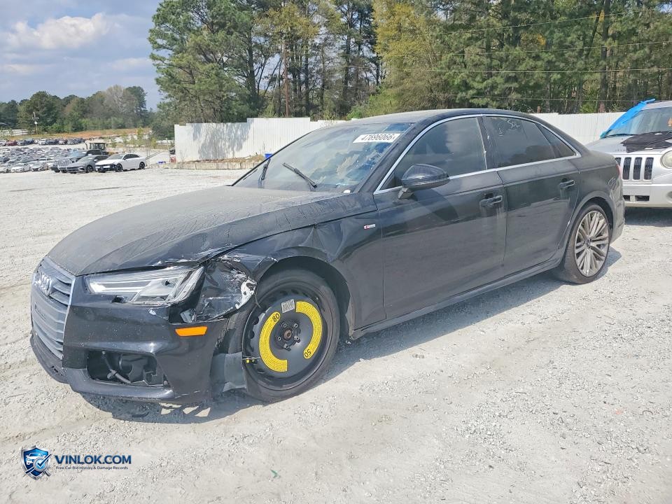 2018 AUDI A4 PREMIUM PLUS – Lot 47696066 auction photo