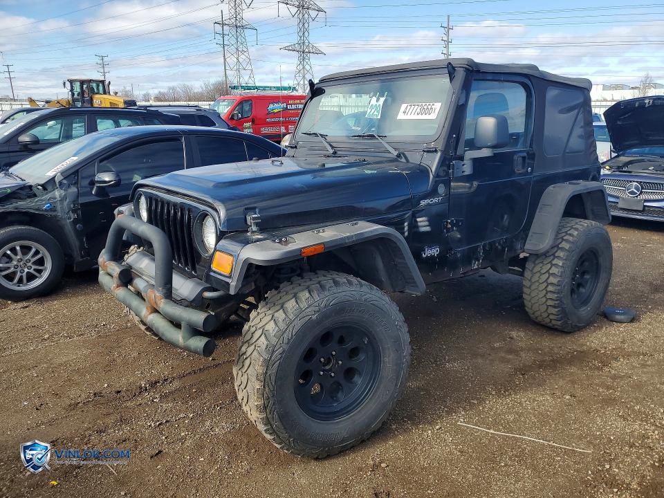 2004 JEEP WRANGLER / TJ SPORT – Lot 47773666 auction photo