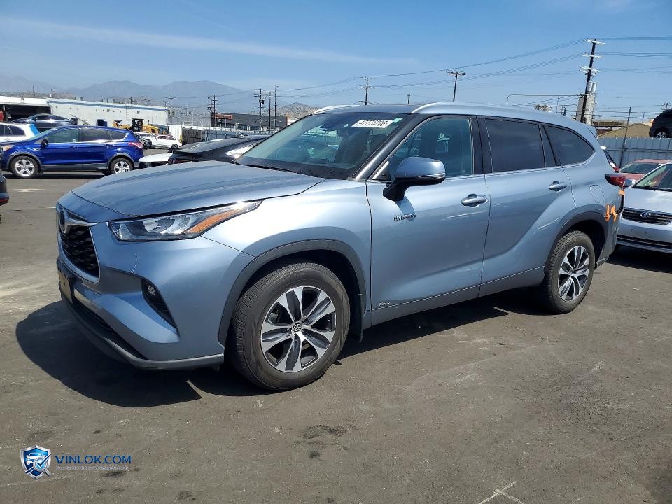 2020 TOYOTA HIGHLANDER HYBRID XLE – Lot 47776286 auction photo