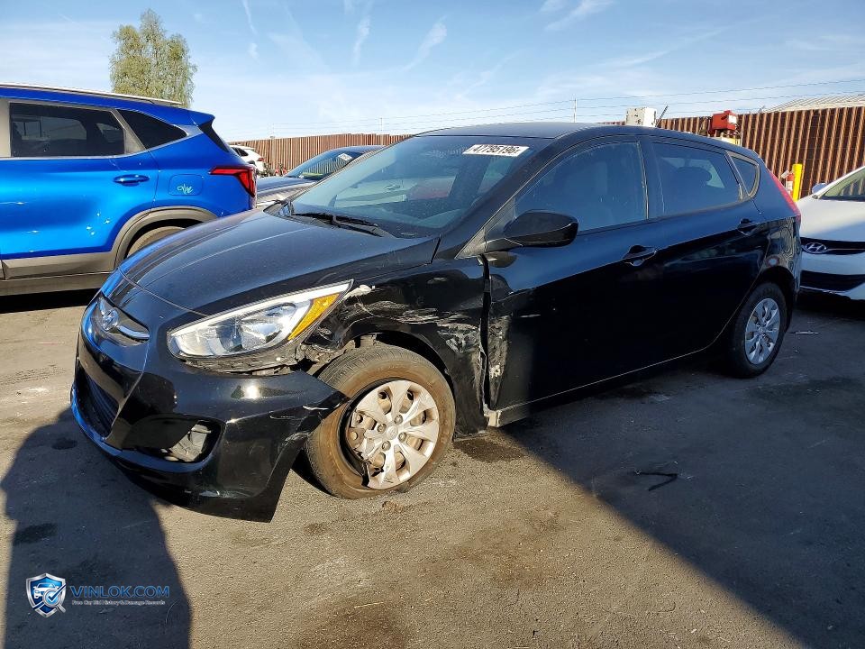 2016 HYUNDAI ACCENT SE – Lot 47795196 auction photo
