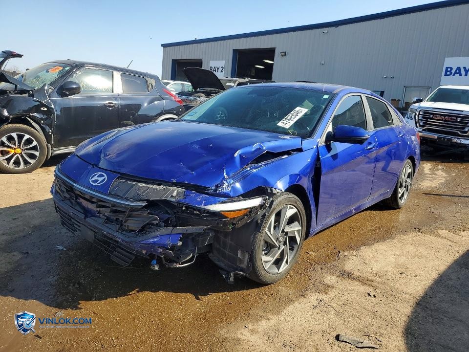 2024 HYUNDAI ELANTRA LIMITED – Lot 47805046 auction photo