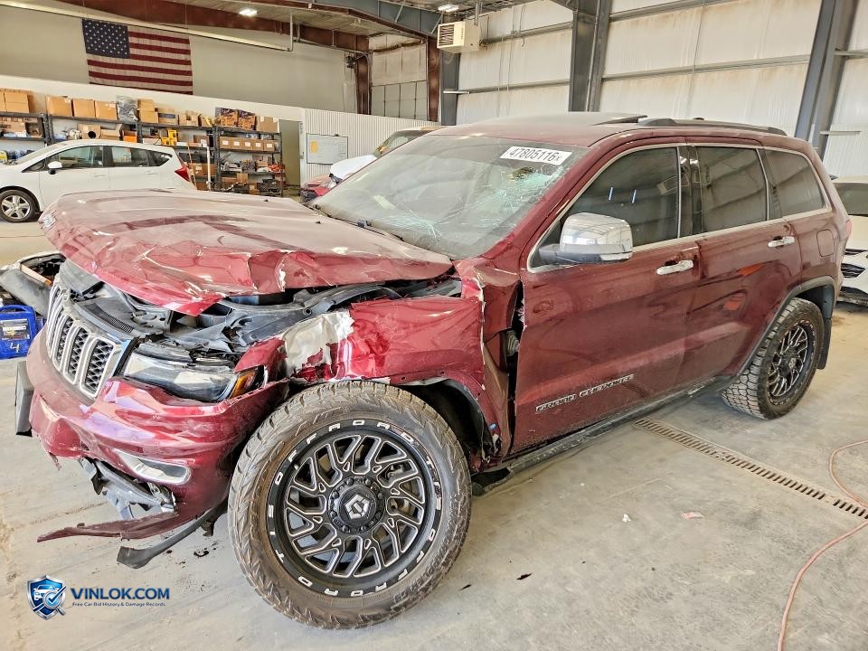 2019 JEEP GRAND CHEROKEE LIMITED – Lot 47805116 auction photo