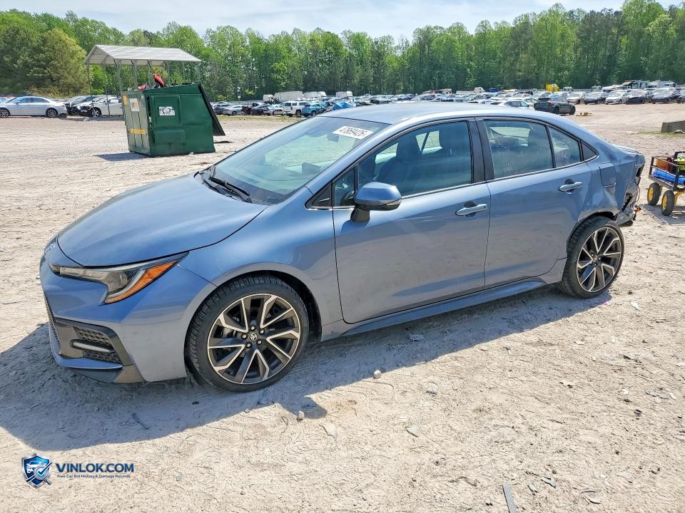 2020 TOYOTA COROLLA SE – Lot 47869426 auction photo