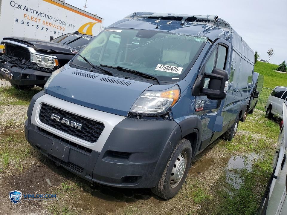 2021 RAM PROMASTER 3500 DELIVERY VAN – Lot 47888426 auction photo