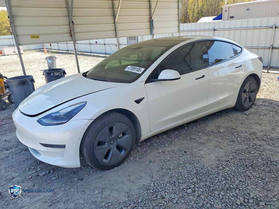 2021 TESLA MODEL3 – Lot 47899106 auction photo