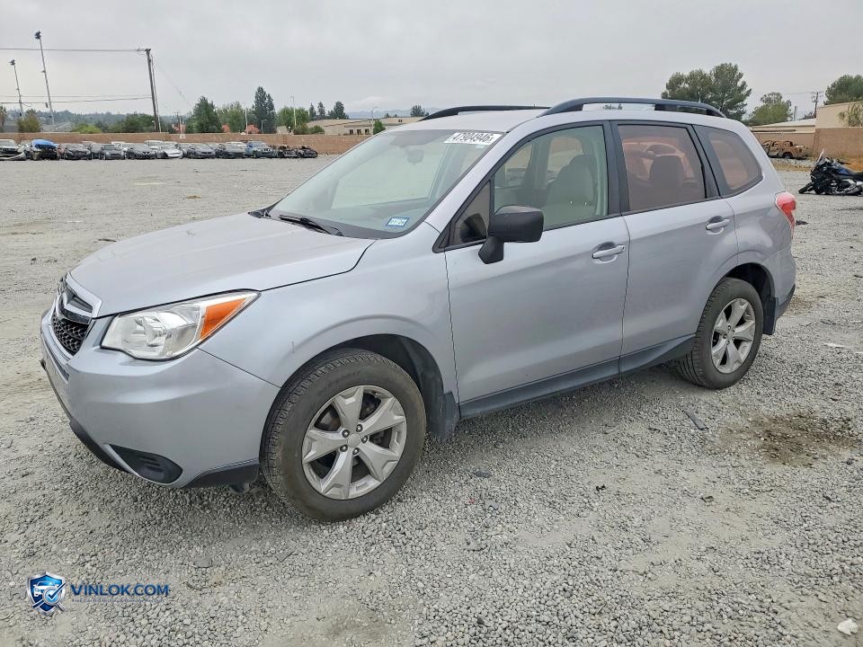 2016 SUBARU FORESTER 2.5I – Lot 47904946 auction photo