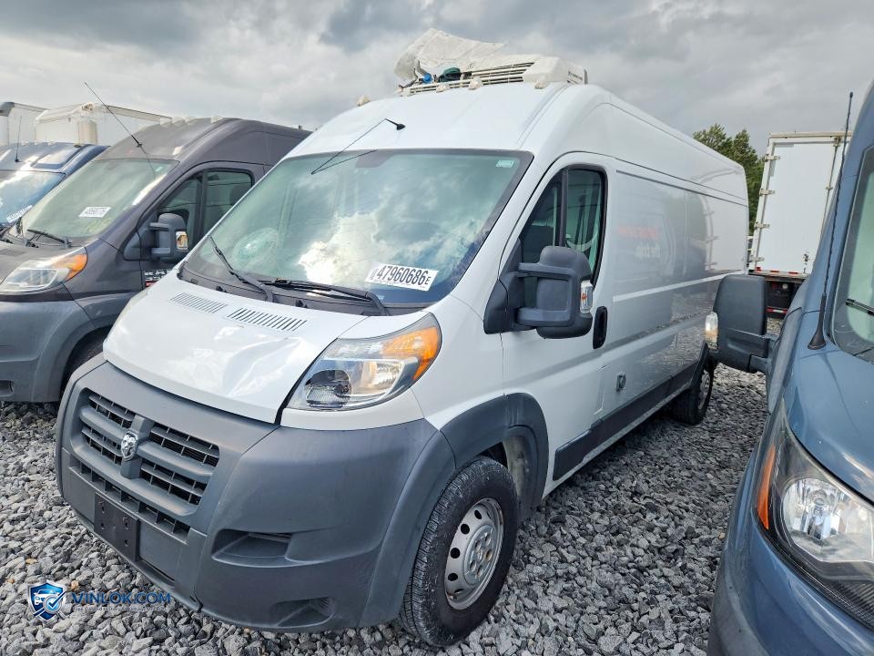 2014 RAM PROMASTER 3500 REFRIGERATED DELIVERY VAN – Lot 47960686 auction photo