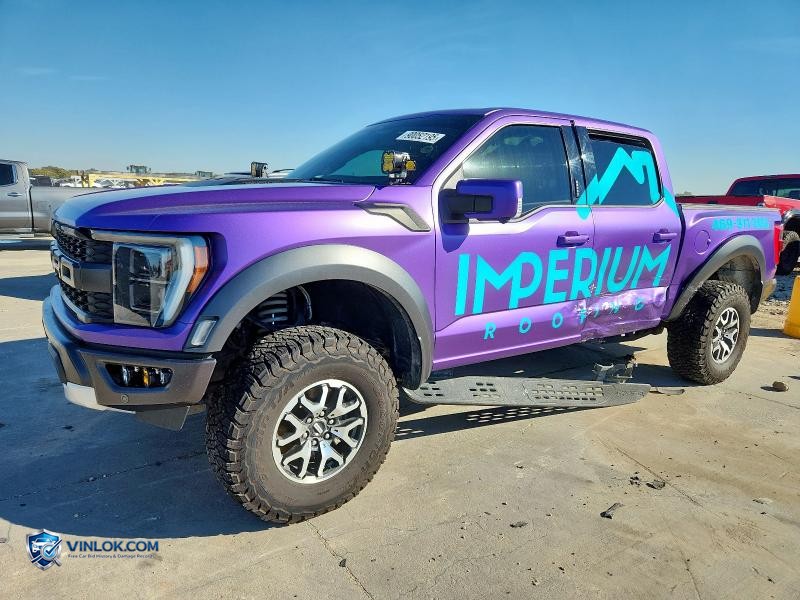 2022 FORD F150 RAPTOR – Lot 47985036 auction photo