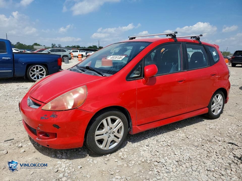 2008 HONDA FIT SPORT – Lot 48036106 auction photo