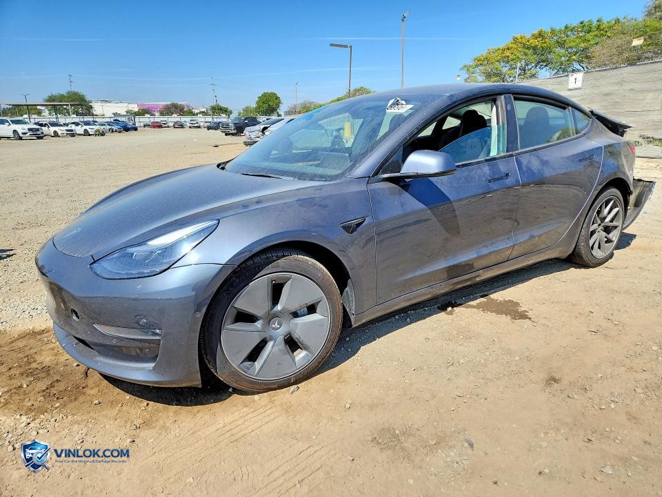 2022 TESLA MODEL 3 – Lot 48075996 auction photo