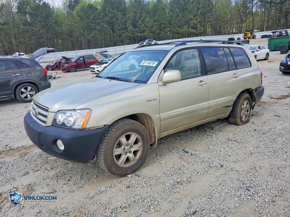 2003 TOYOTA HIGHLANDER LIMITED – Lot 48114876 auction photo