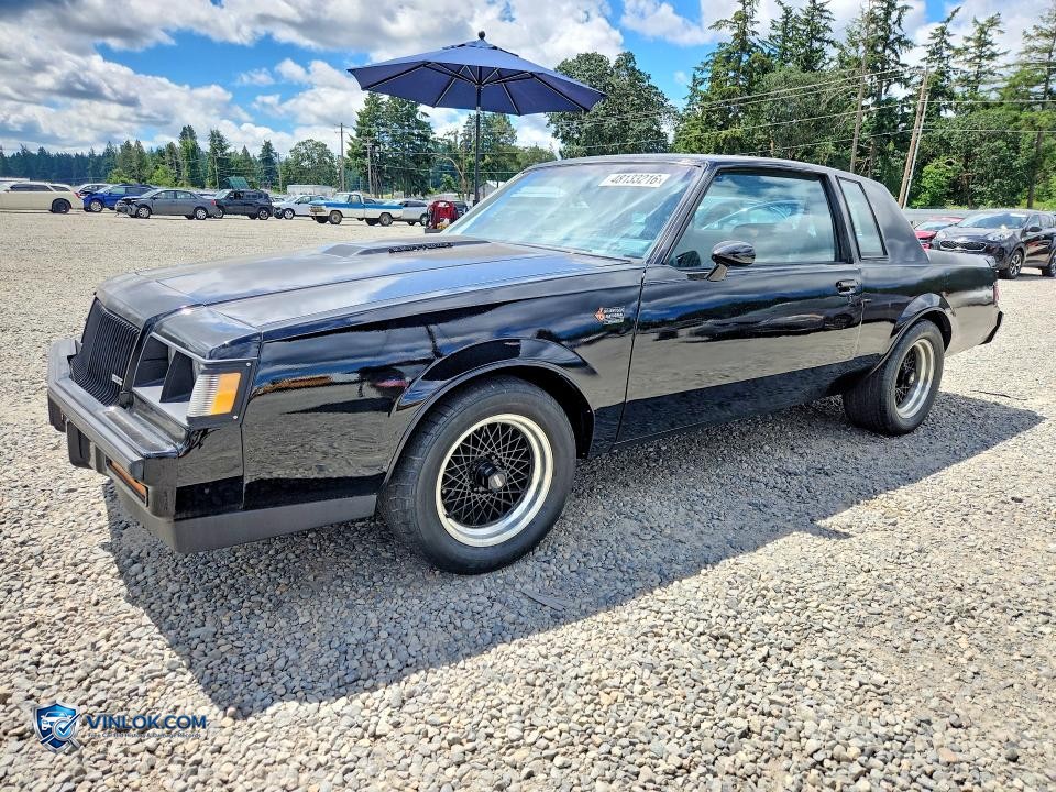 1987 BUICK REGAL – Lot 48133216 auction photo