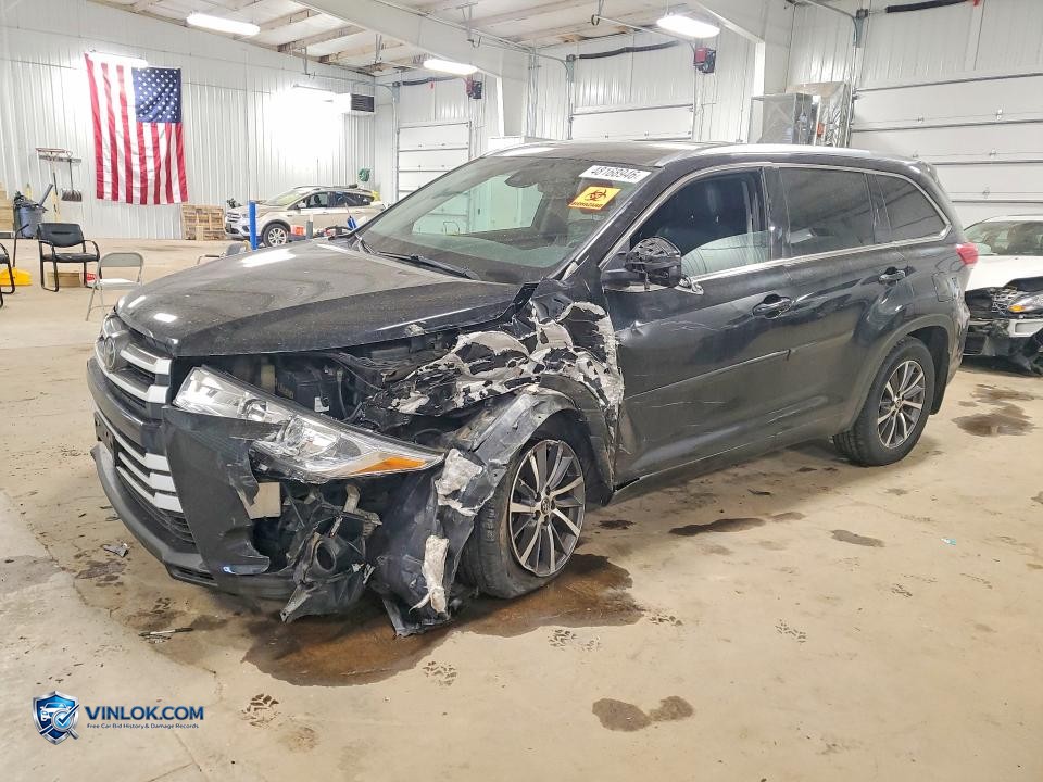 2017 TOYOTA HIGHLANDER XLE – Lot 48168946 auction photo