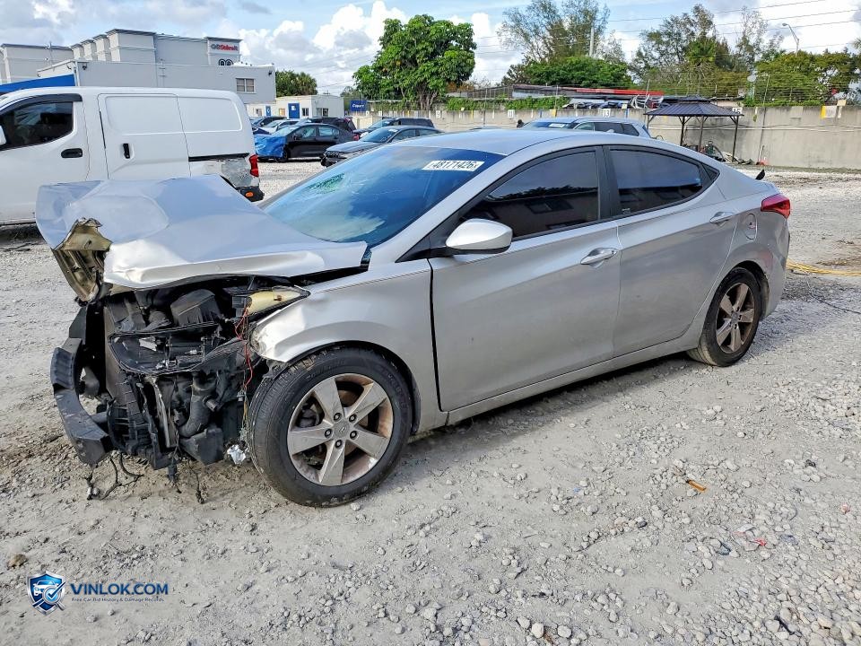 2013 HYUNDAI ELANTRA GLS – Lot 48171426 auction photo