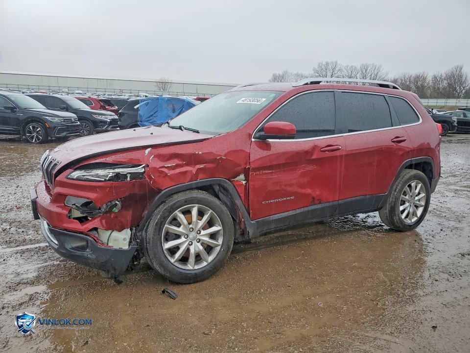 2016 JEEP CHEROKEE LIMITED – Lot 48193056 auction photo