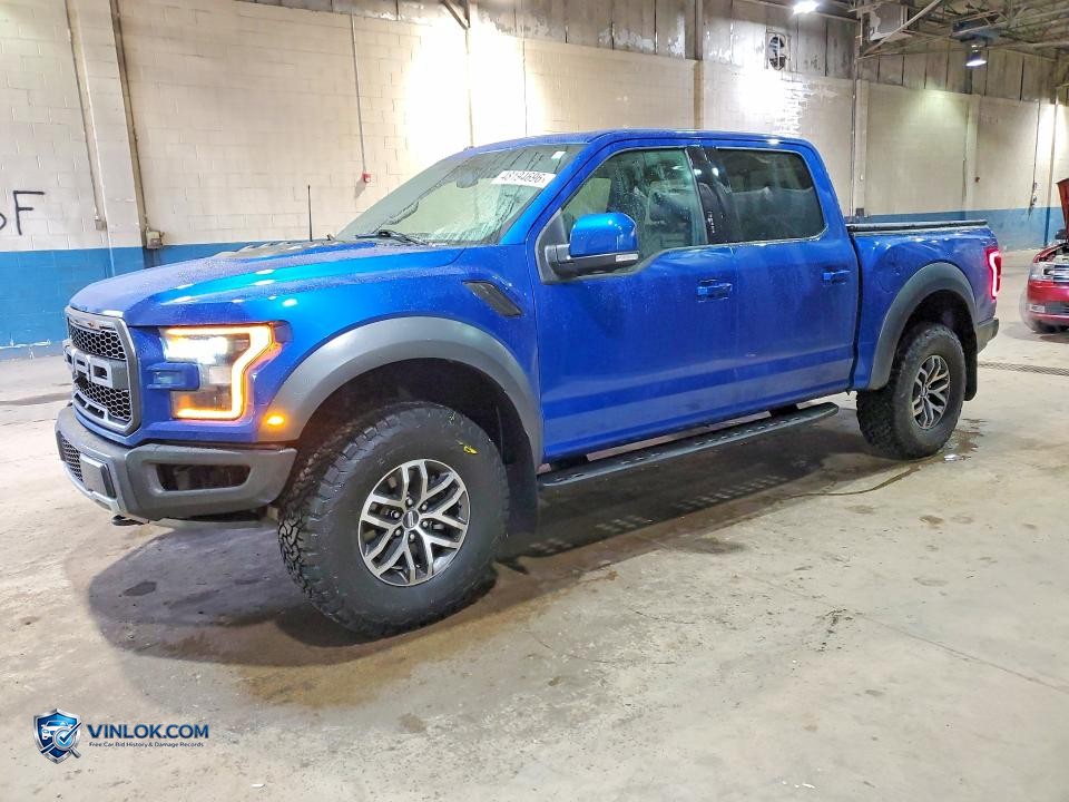 2018 FORD F150 RAPTOR – Lot 48194696 auction photo
