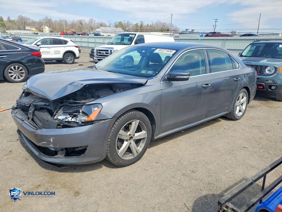 2013 VOLKSWAGEN PASSAT SE – Lot 48221656 auction photo