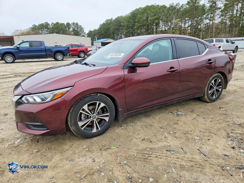 2020 NISSAN SENTRA SV – Lot 48230036 auction photo