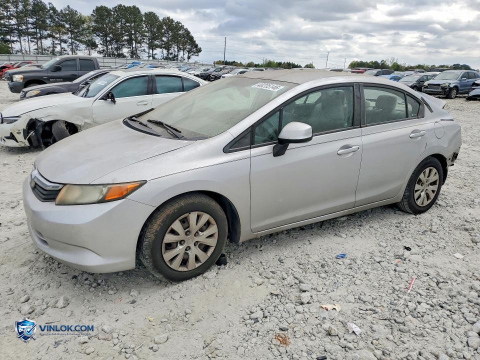 2012 HONDA CIVIC LX – Lot 48235146 auction photo