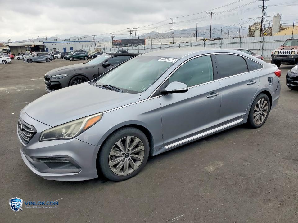 2015 HYUNDAI SONATA SPORT – Lot 48274106 auction photo