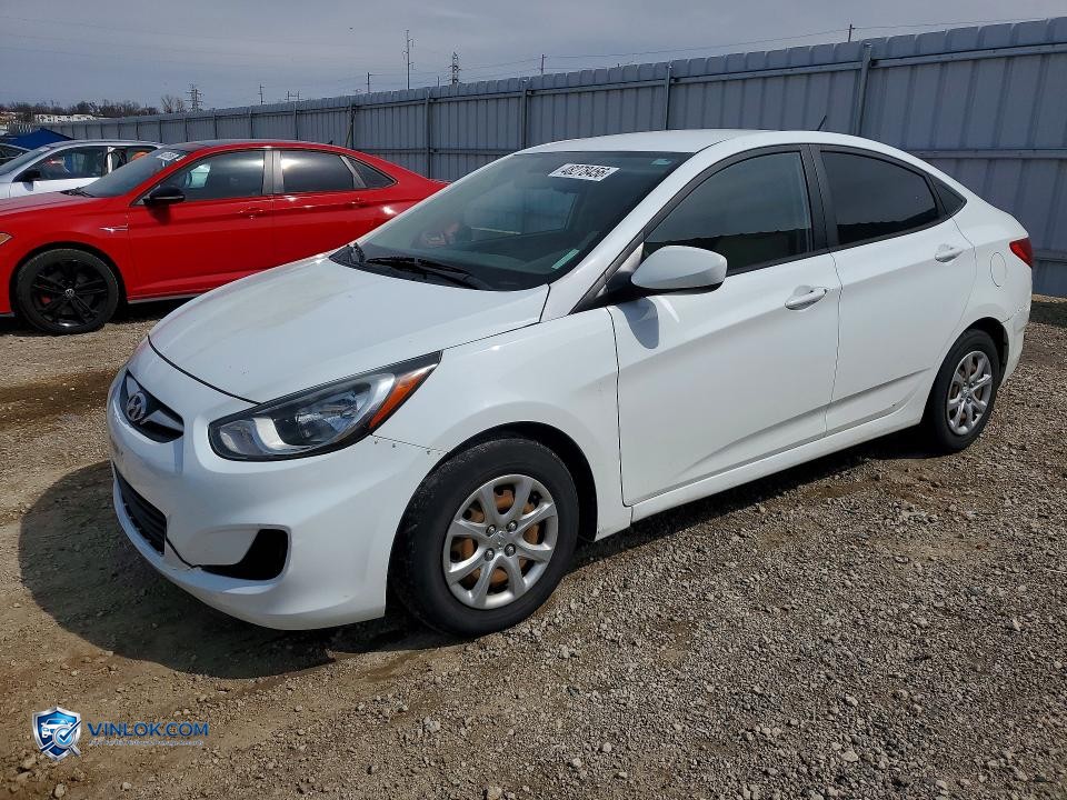 2014 HYUNDAI ACCENT GLS – Lot 48278456 auction photo