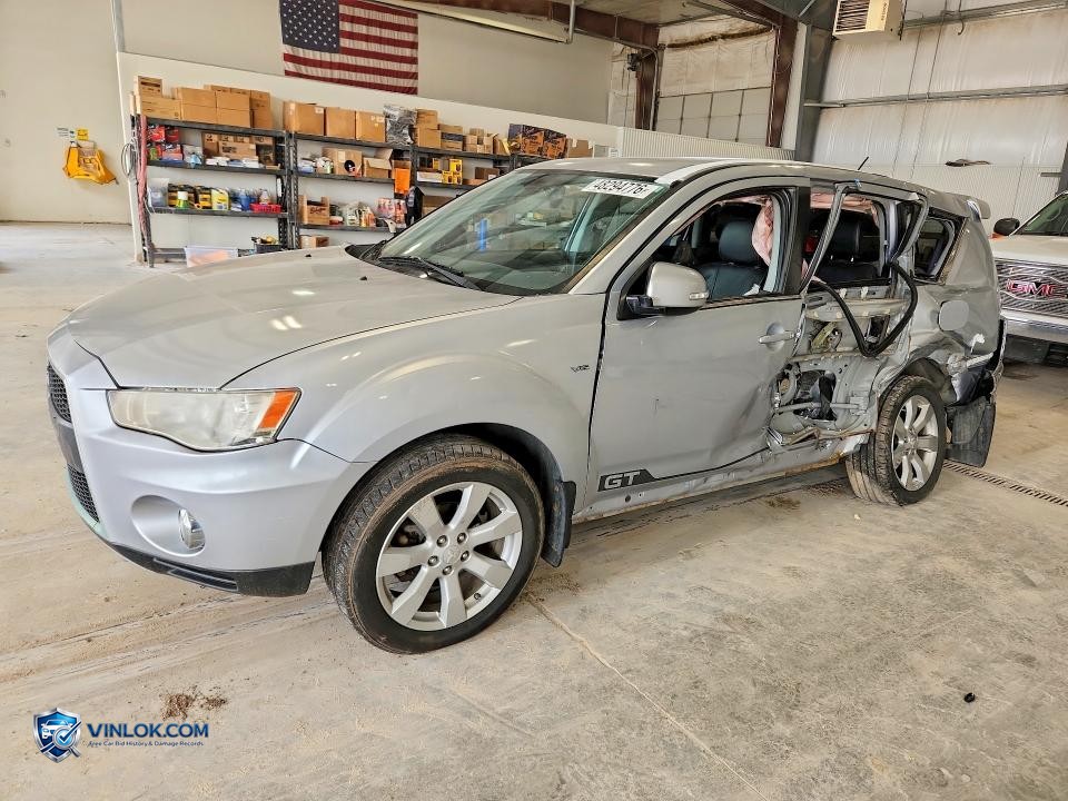 2012 MITSUBISHI OUTLANDER GT – Lot 48294776 auction photo