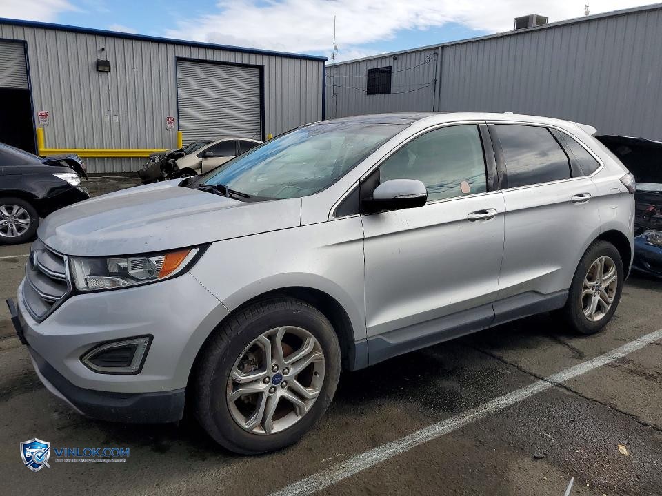 2017 FORD EDGE TITANIUM – Lot 48301516 auction photo