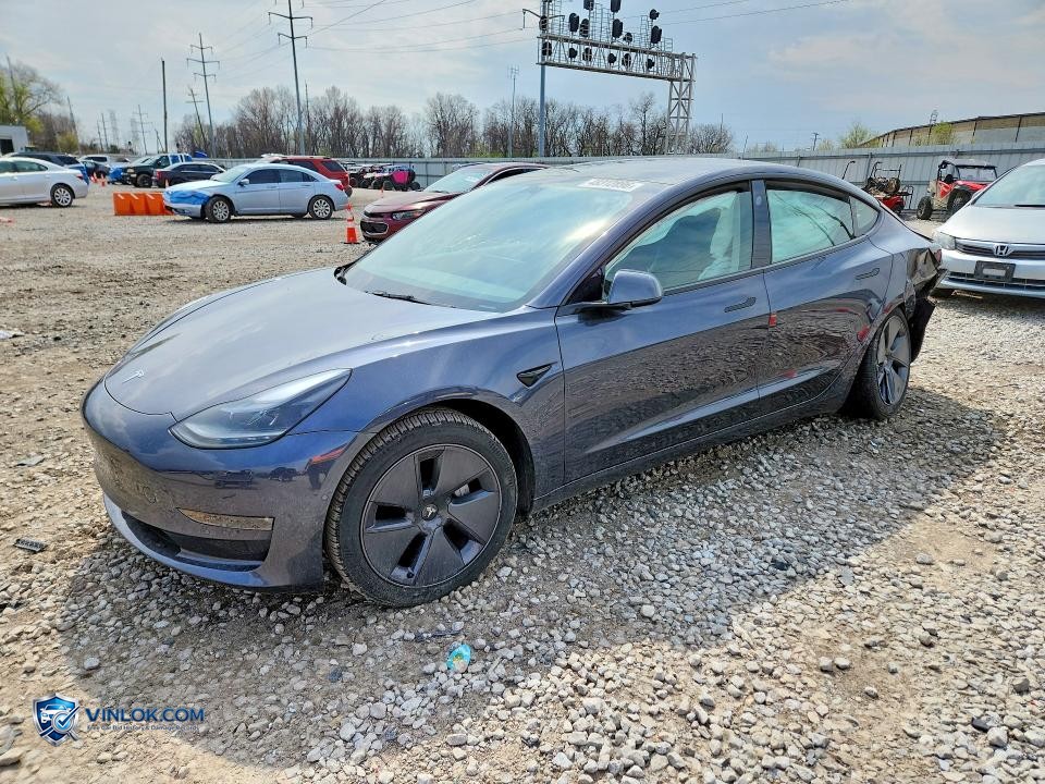 2022 TESLA MODEL 3 – Lot 48312896 auction photo