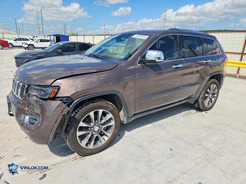 2018 JEEP GRAND CHEROKEE LIMITED – Lot 48363686 auction photo